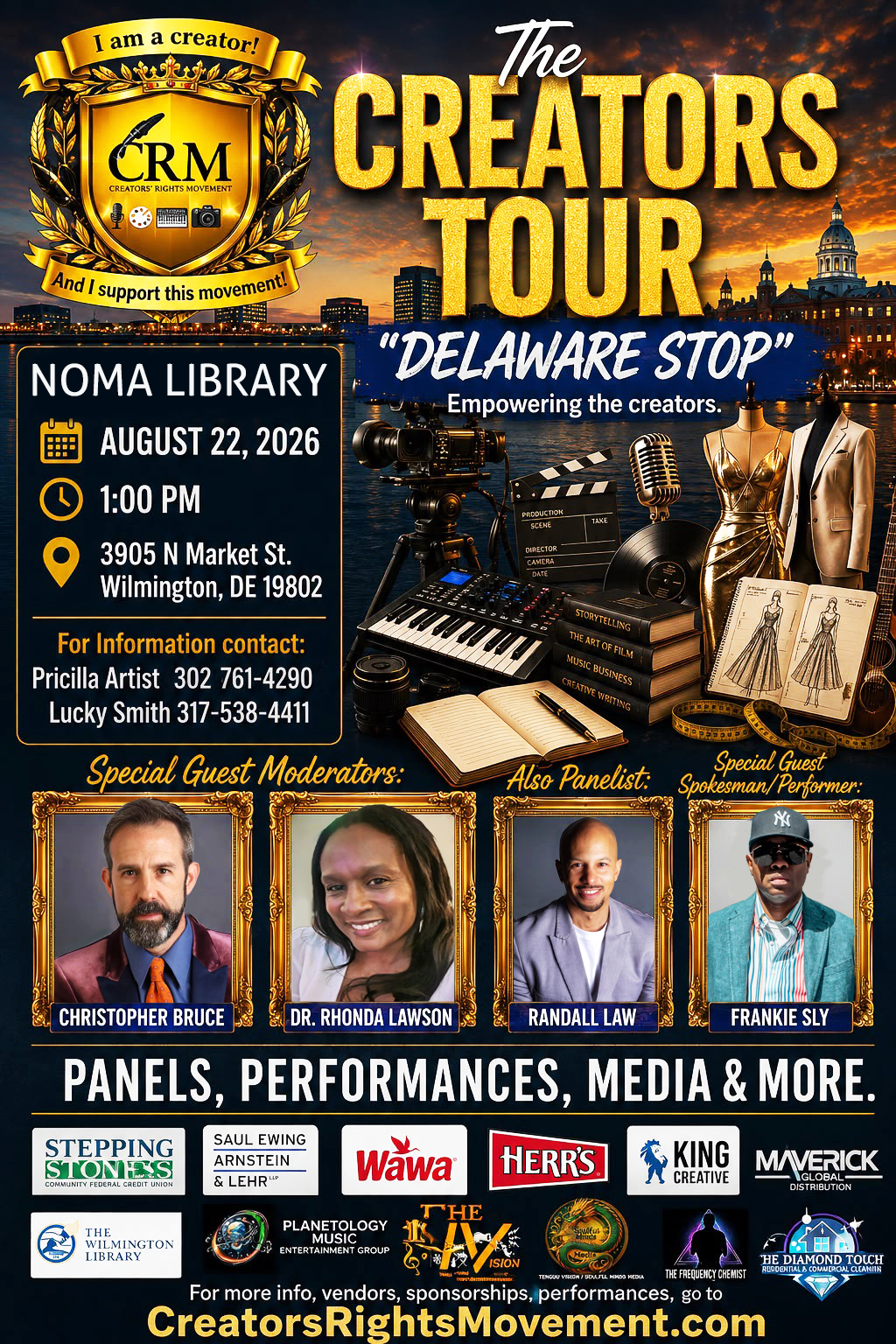 Creators’ Rights Tour ATL Stop - July 25, 2026