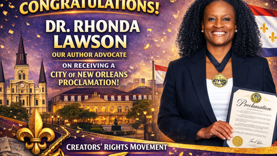 City of New Orleans Presents Official Proclamation to CRM Author Advocate Dr. Rhonda Lawson